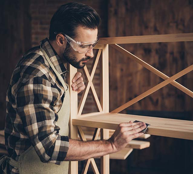 Carpenter working